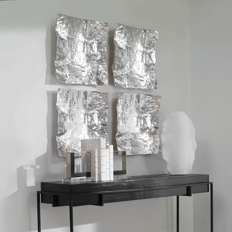 Uttermost Archive Nickel Wall Decor - 19 x 19 x 4