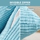 preview thumbnail 53 of 90, Deconovo Throw Pillow Covers, Corduroy Striped Decorative Covers, Set of 4