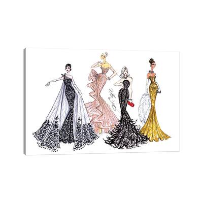 iCanvas "Red Carpet Glam" by Hayden Williams Canvas Print