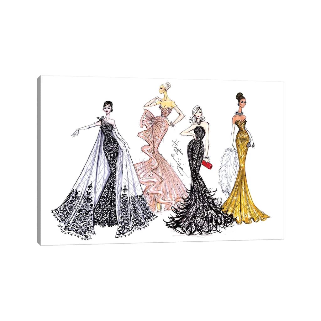 iCanvas "Red Carpet Glam" by Hayden Williams Canvas Print