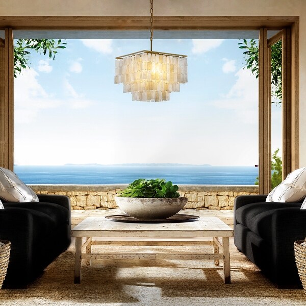 【Sea NEW YORK】カハドレス 3-Light-Farmhouse-Square-Tier-