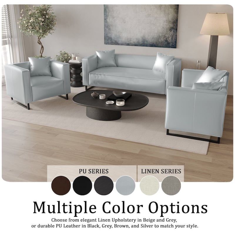 CraftPorch Mid Century Modern Upholstered Sofa