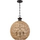 preview thumbnail 2 of 0, Casablanca 3-Light Pendant in Palladian Bronze