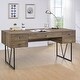 preview thumbnail 15 of 19, Analiese Industrial Antique Writing Desk