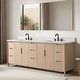 preview thumbnail 58 of 72, Vanity Art Lucerne Freestanding Bathroom Vanity with Stone Top, Hidden Power Station, Hair Dryer Holder, USB Charging Shelf