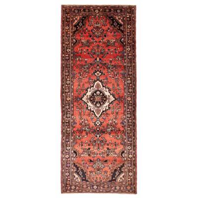 ECARPETGALLERY Hand-knotted Andelz Red Wool Rug - 3'11 x 9'10