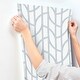 preview thumbnail 5 of 5, A-Street Prints Salvo Navy Curved Contours Wallpaper
