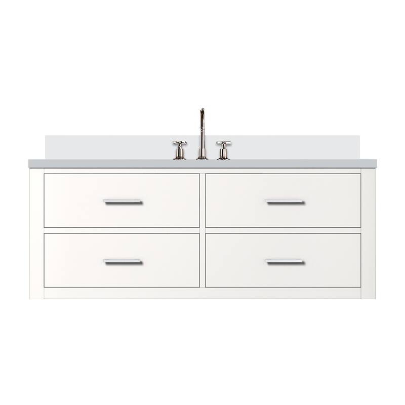 Castor Bath Vanity with Quartz Top, Sink and Faucet
