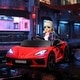 preview thumbnail 6 of 6, Qaba Electric Car, 12V Chevrolet Corvette Licensed Kids Car with Parent Remote Control, Suspension System, Headlight, Slow Start