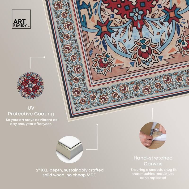 Ornamental bloom Canvas by Art Remedy