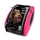 preview thumbnail 6 of 6, Ibiyaya 5 in 1 EVA Convertible Foldable Small Pet Carrier/Stroller System, Pink - 15.9