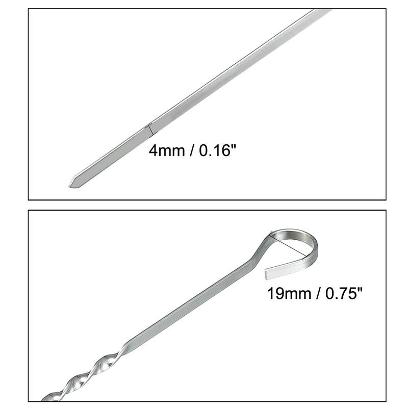 Barbecue Skewers Stainless Steel Shish Kabob Skewers V-Shape Sticks