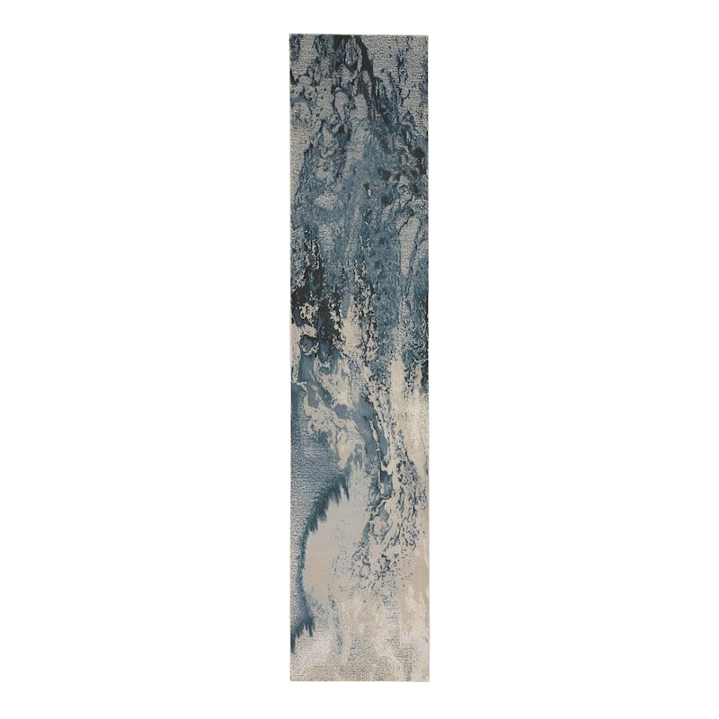 Fira Abstract Modern Non Skid Stain Resistant Area Rug By HomeRoots