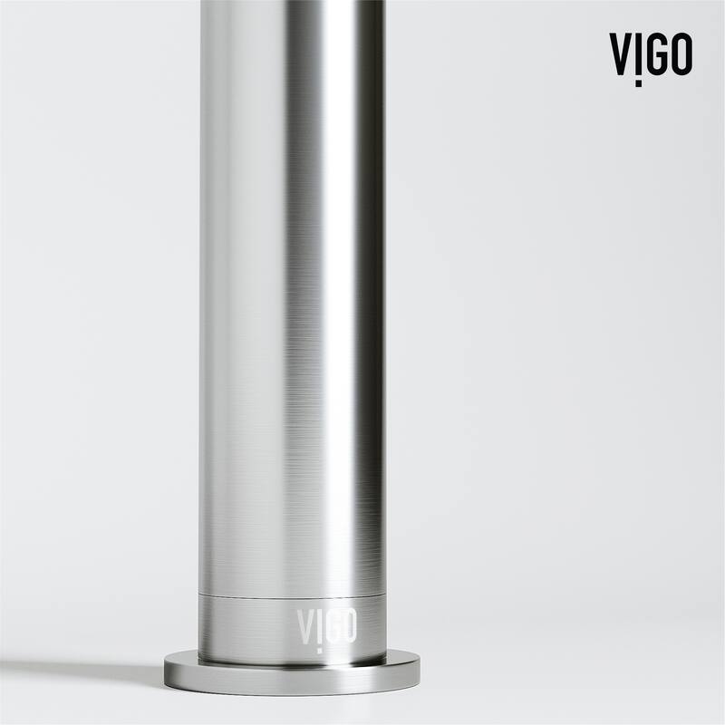 VIGO Cass 12" H Single Handle Single Hole Bathroom Vessel Faucet