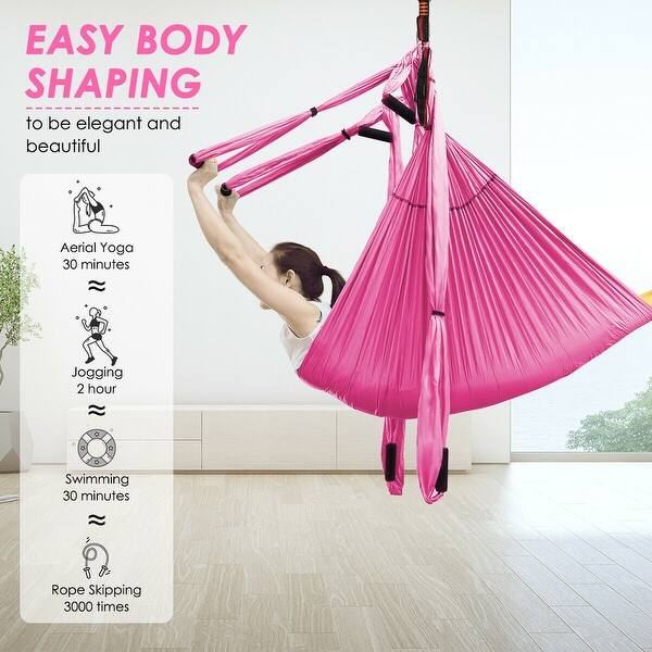 Shop Giantex Aerial Yoga Swing Set Yoga Shaping Adjustable