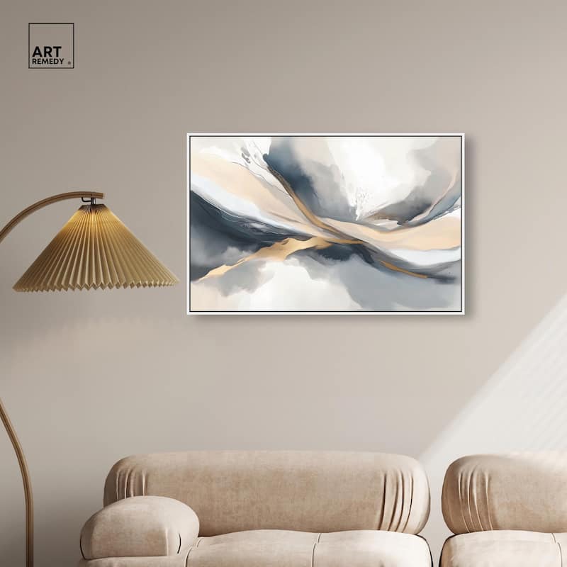 Dynamic Swirls II Canvas by Art Remedy