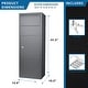 preview thumbnail 7 of 10, Large Single Compartment Locking Parcel Drop Box - 41.5"Hx 12"Dx 16.25"W