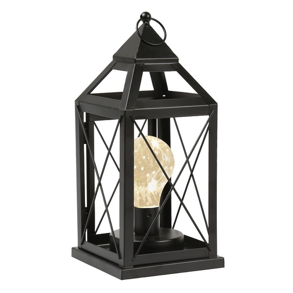 Shop Circleware Lantern Metal Cage Style Desk, Table, or ...