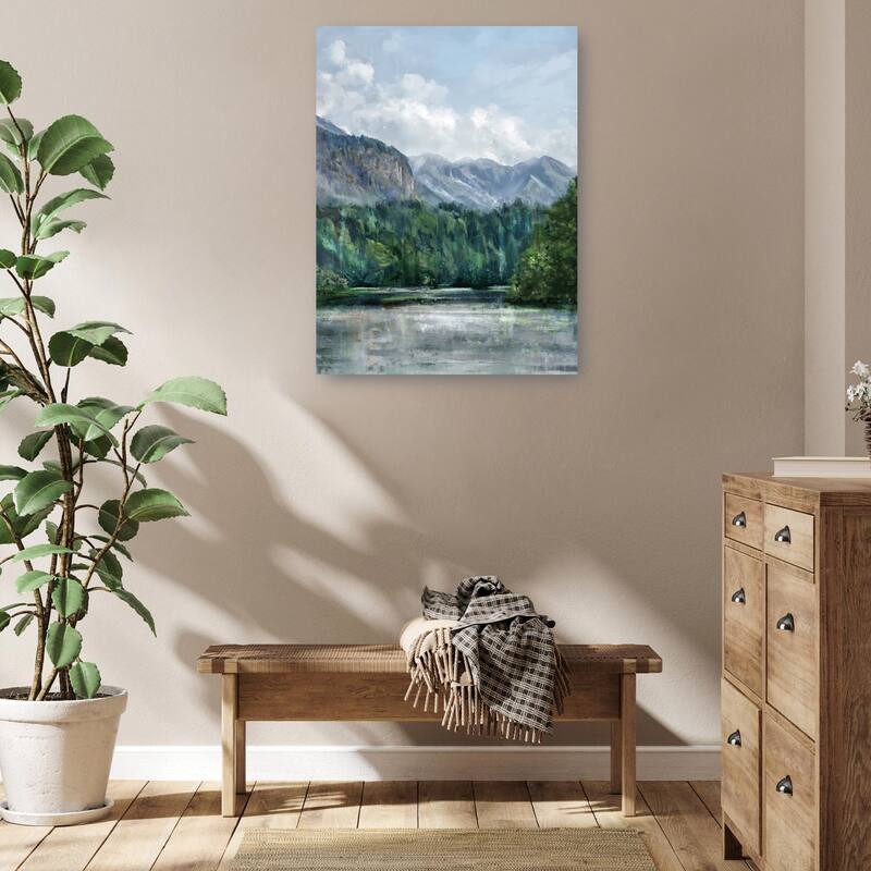 Lake Retreat By Studio Arts Canvas Art Print
