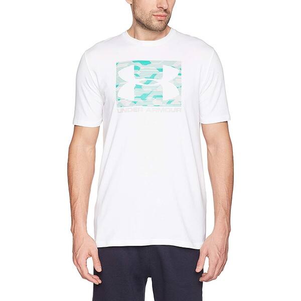 Shop Under Armour Mens Tee Shirt White Green Size 2xl Logo Graphic Print On Sale Free Shipping On Orders Over 45 Overstock 29012347