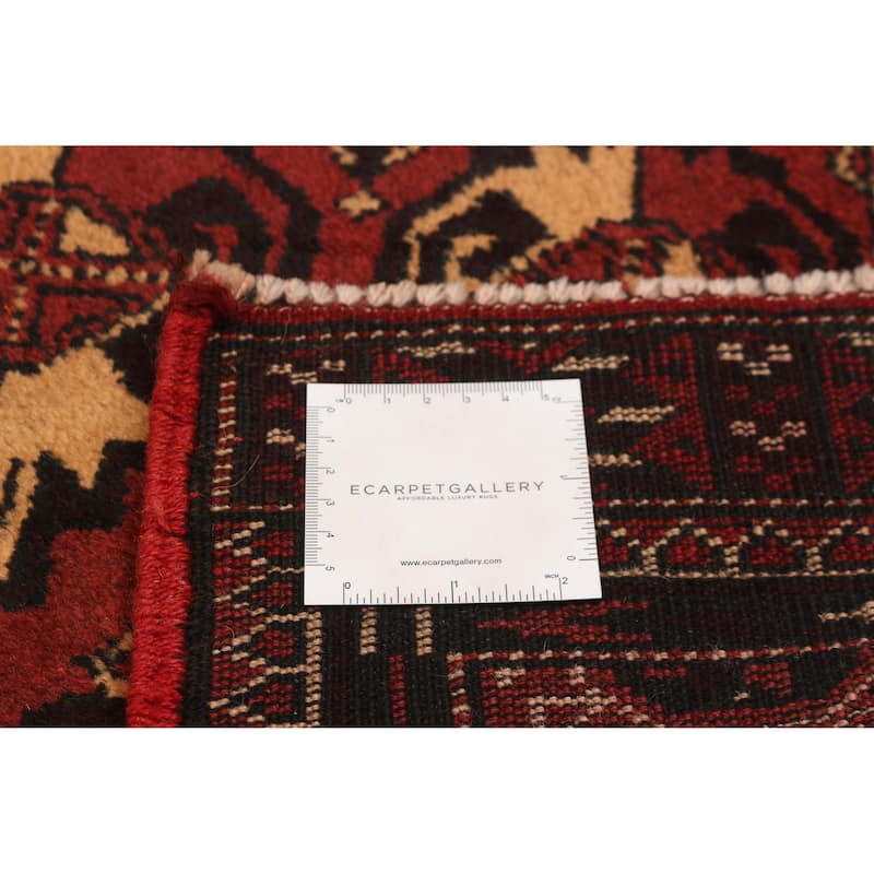 Teimani Red Rug 4'1" x 5'9" - 4'1 x 5'9