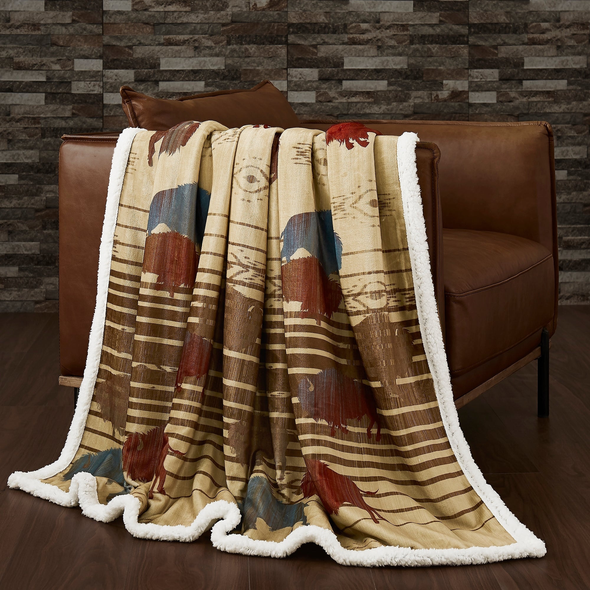 Indigo sherpa blanket shop