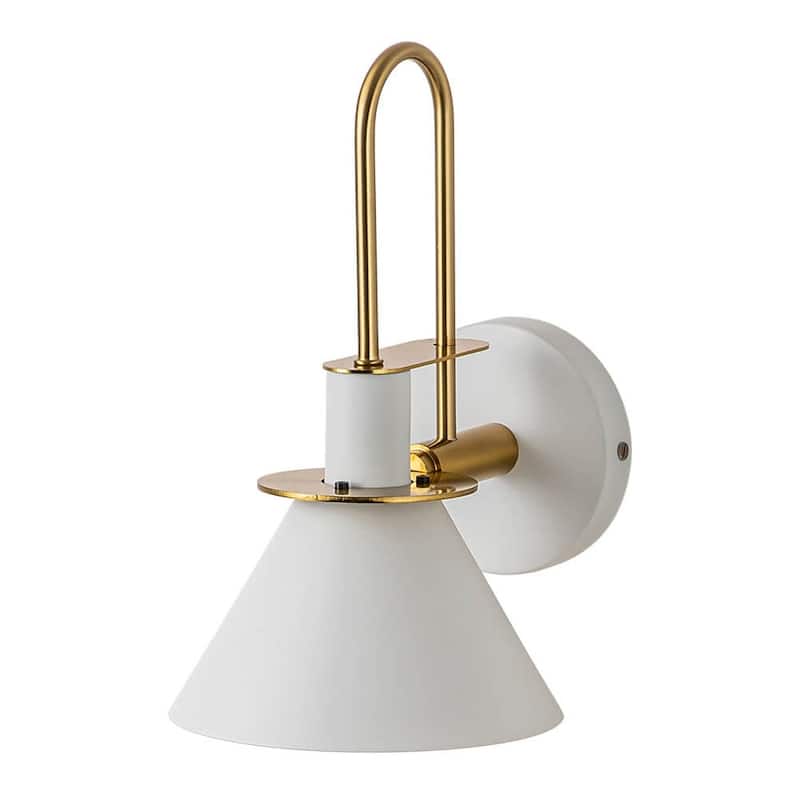 Mid-century Modern 1-Light Cone Wall Sconce - 7in Bedroom Light