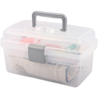clear tackle box with handle Meiho New Lovely 83 The Meiho Medium Handy Box is a sturdy Kinetic Tackle Box Kit -