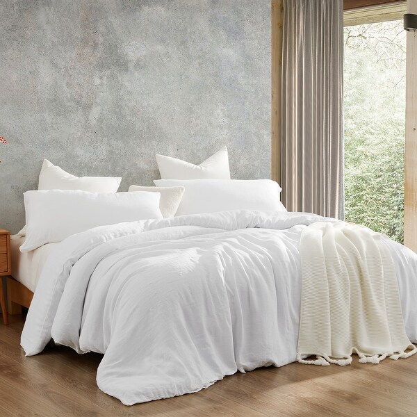 Dark Sky Reserve Bamboo Linen Oversized Duvet Cover Portugal Made