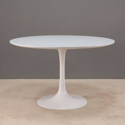 Kelty White Round Pedestal Dining Table