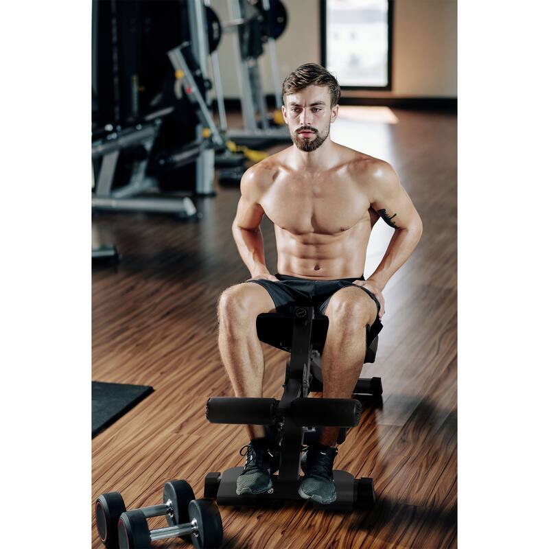 HolaHatha Multi Functional Weight Training Exercise Bench for Full Body Workout - 35