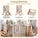 preview thumbnail 7 of 8, Gymax Foldable Toddler Step Stool Wooden Kitchen Standing Tower w/ - Natural