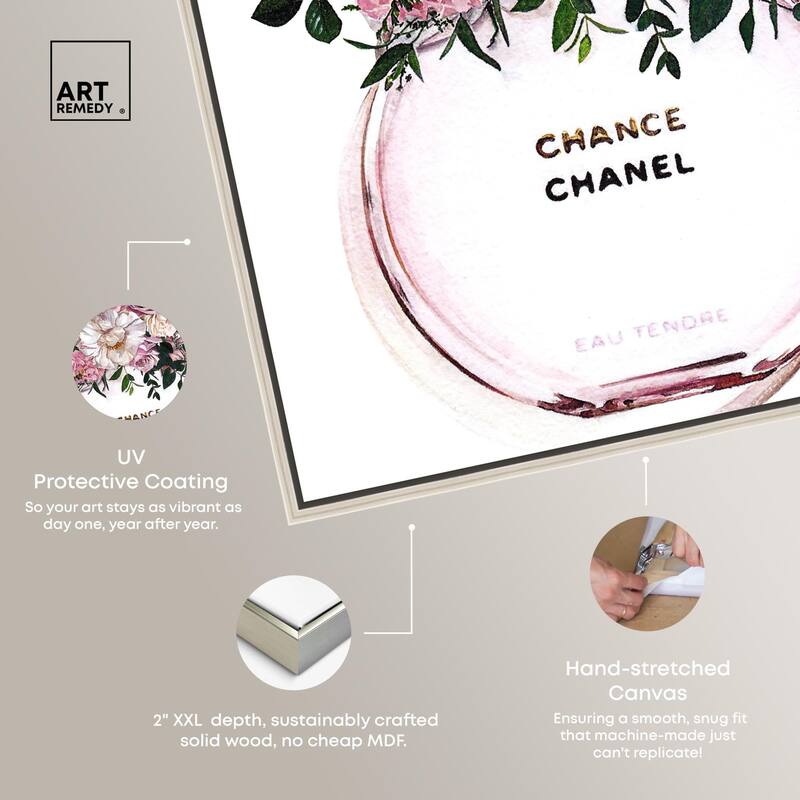 Floral Chance Fragrance Canvas by Art Remedy
