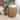 Orla 21" Rustic Bohemian Barrel-Style Abaca/Iron Handwoven Stool, Brown by JONATHAN Y