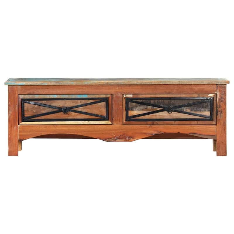 vidaXL TV Stand 47.2"x11.8"x15.7" Solid Wood Reclaimed