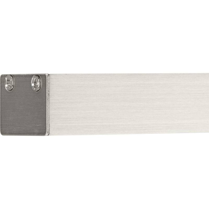 Phase 5 Collection 32 in. Brushed Nickel Slim Modern 3CCT Integrated LED Linear Vanity Light - 32 in x 3.78 in x 4.84 in