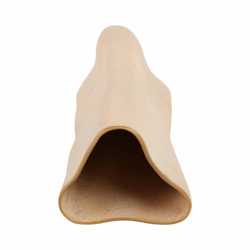 Earthenware Ceramic Vase with Organic Design and Textured Finish