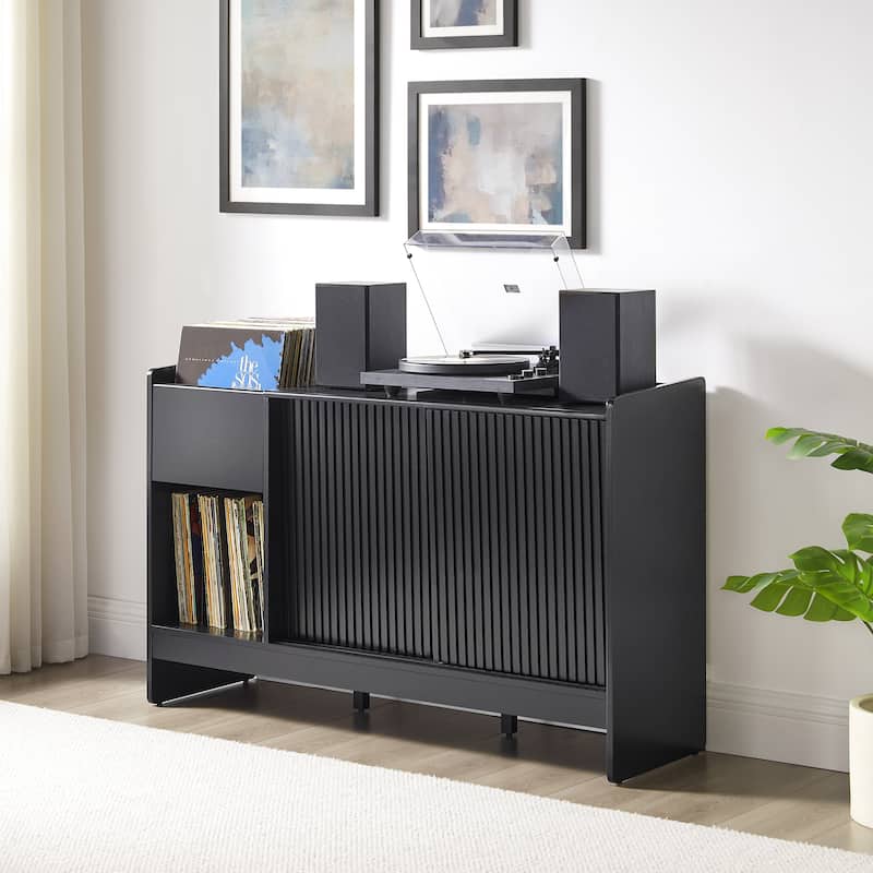 Crosley Arden Record Player Cabinet With Vinyl Storage