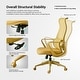 preview thumbnail 7 of 13, Ergonomic Mesh High Back Office Chair with Lumbar Support, Fireproof