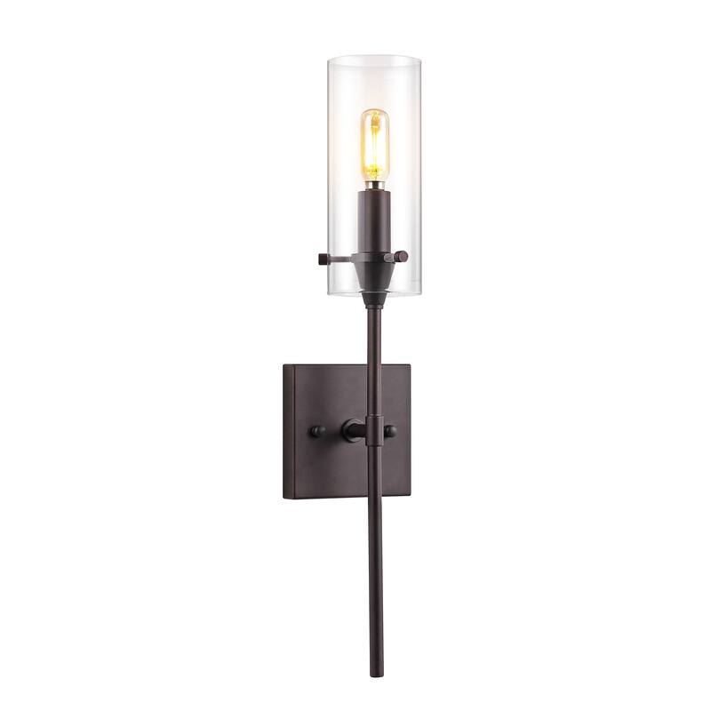 Jayce Bohemian Farmhouse Iron/Glass LED Vanity by JONATHAN Y