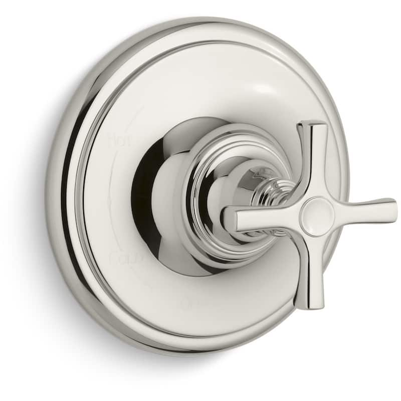 Kallista Bellis Pressure Balance Valve Cross Handle - Nickel Silver