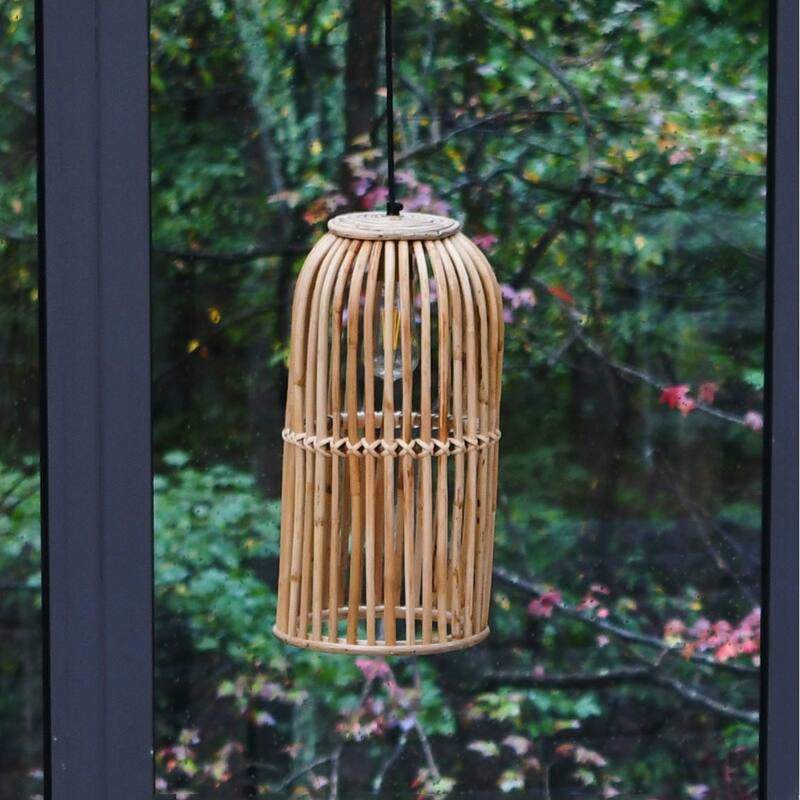 Woven Bamboo Ceiling Light