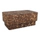 preview thumbnail 12 of 13, Samoa Rectangular Coconut Shell Table by East at Main