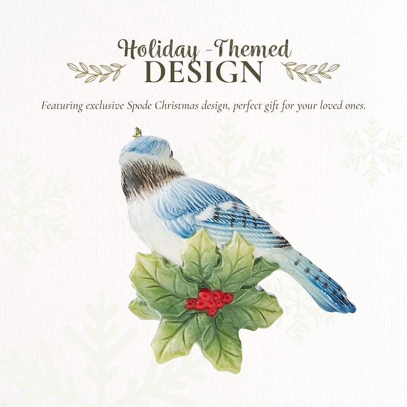 Spode Blue Jay Ornament