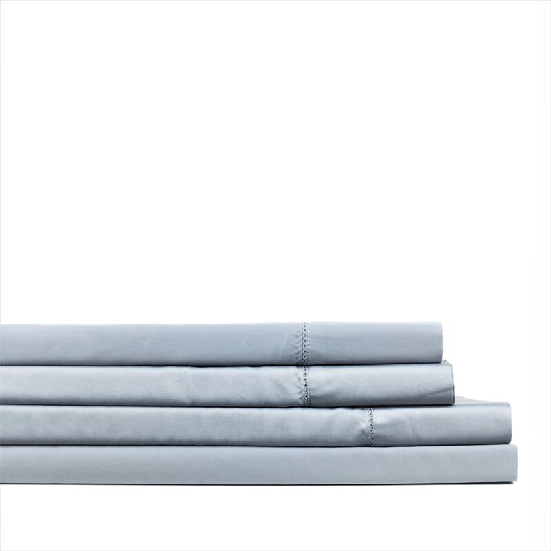 500 Thread Count Egyptian Cotton Hemstitch Sheet and Pillowcases