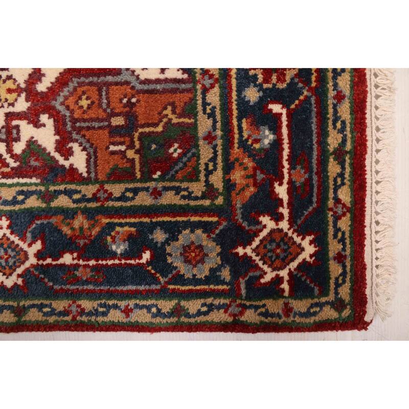 ECARPETGALLERY Hand-knotted Serapi Heritage Red Wool Rug - 4'0 x 6'1