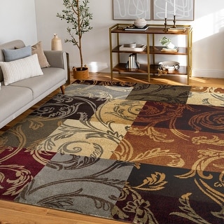 Infinity Transitional Floral Indoor Area Rug - Bed Bath & Beyond - 18734660