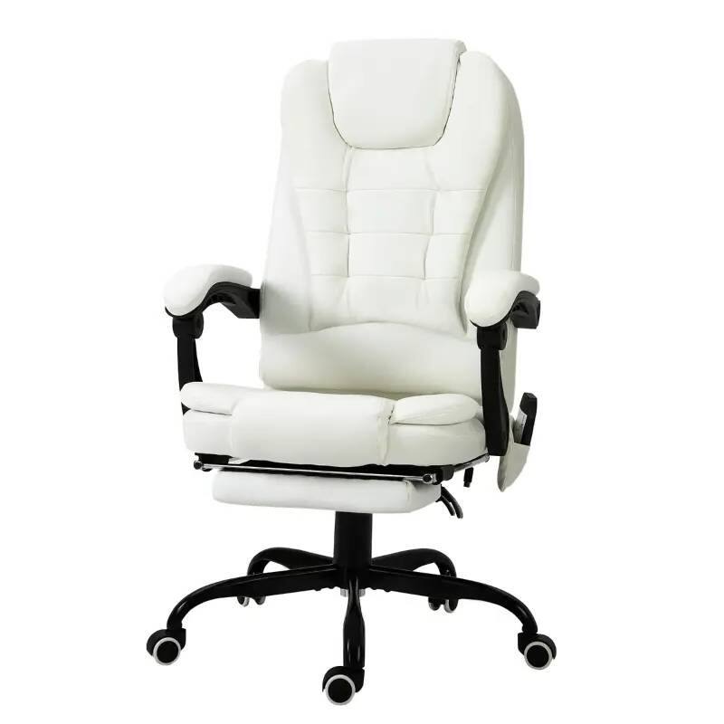 7 Mode Vibrating High Back Executive Massage Adjustable Office Chair - 26.5" W x 31" D x 43.75"-47.75"