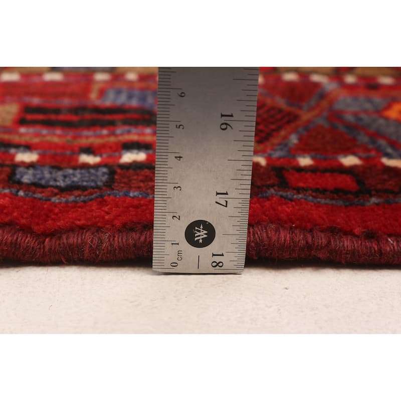 ECARPETGALLERY Hand-knotted Anatolian Vintage Red Wool Rug - 4'5 x 7'1