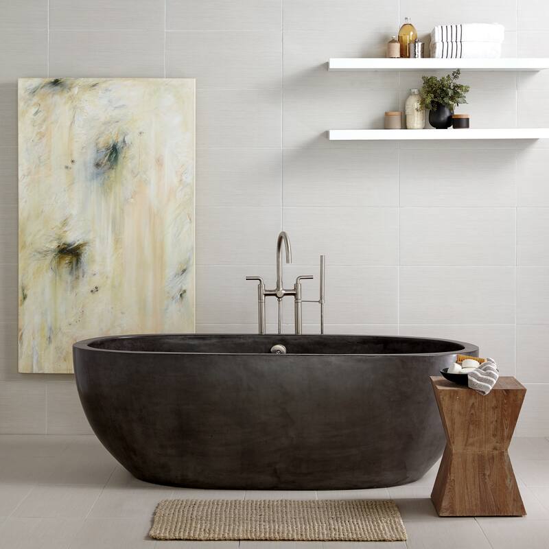 Native Trails Avalon 72" NativeStone Free Standing Bath Tub with